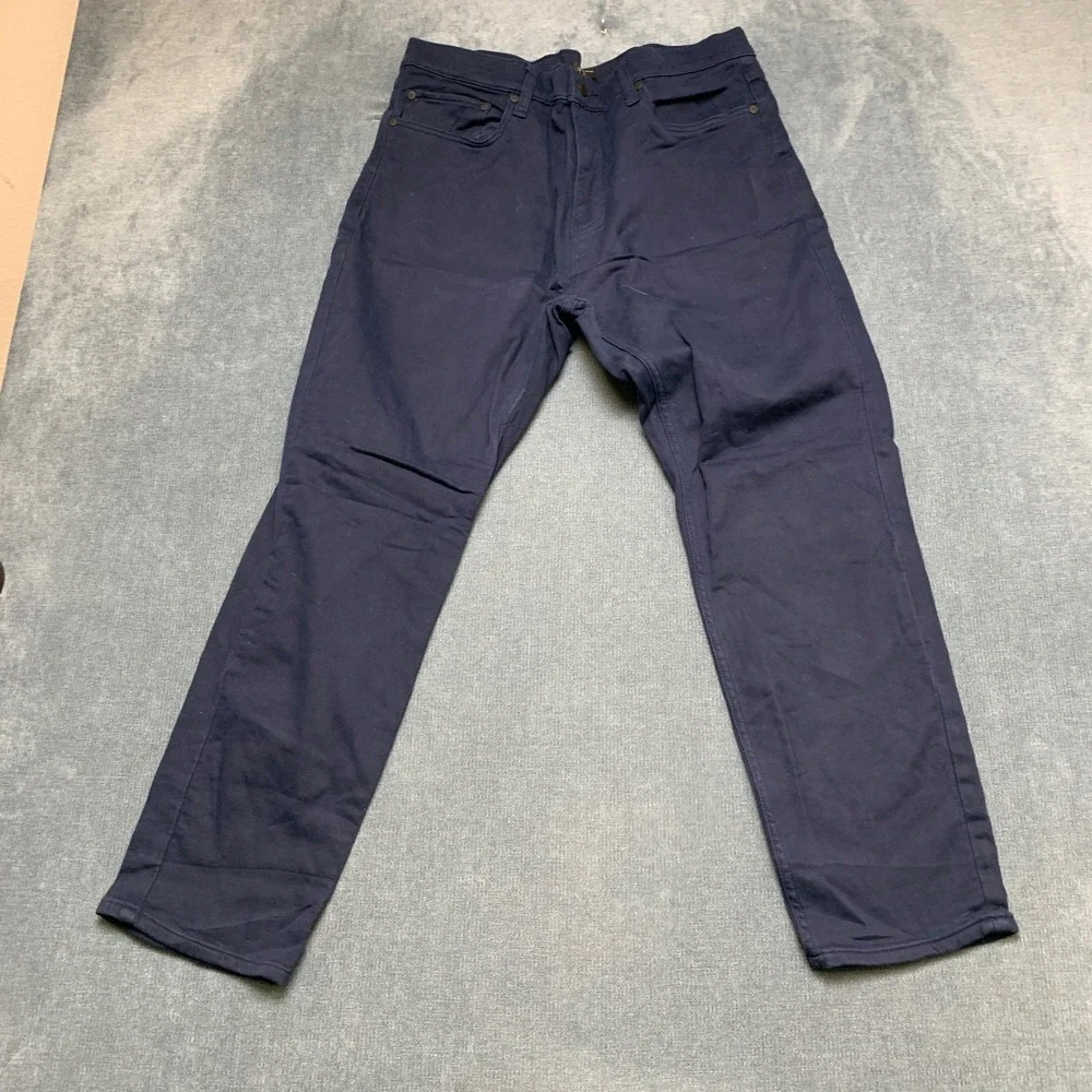 Banana Republic Pants Mens 36x29 Blue Casual Flat Front 5 Pockets Straight Leg
